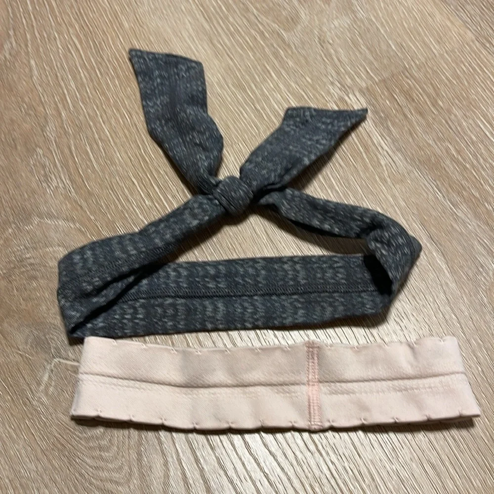 Lululemon Get Sweaty Tie Back Headband two lot B9‎ - Picture 2 of 2